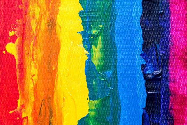 rainbow painting