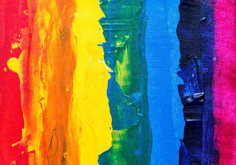 rainbow painting
