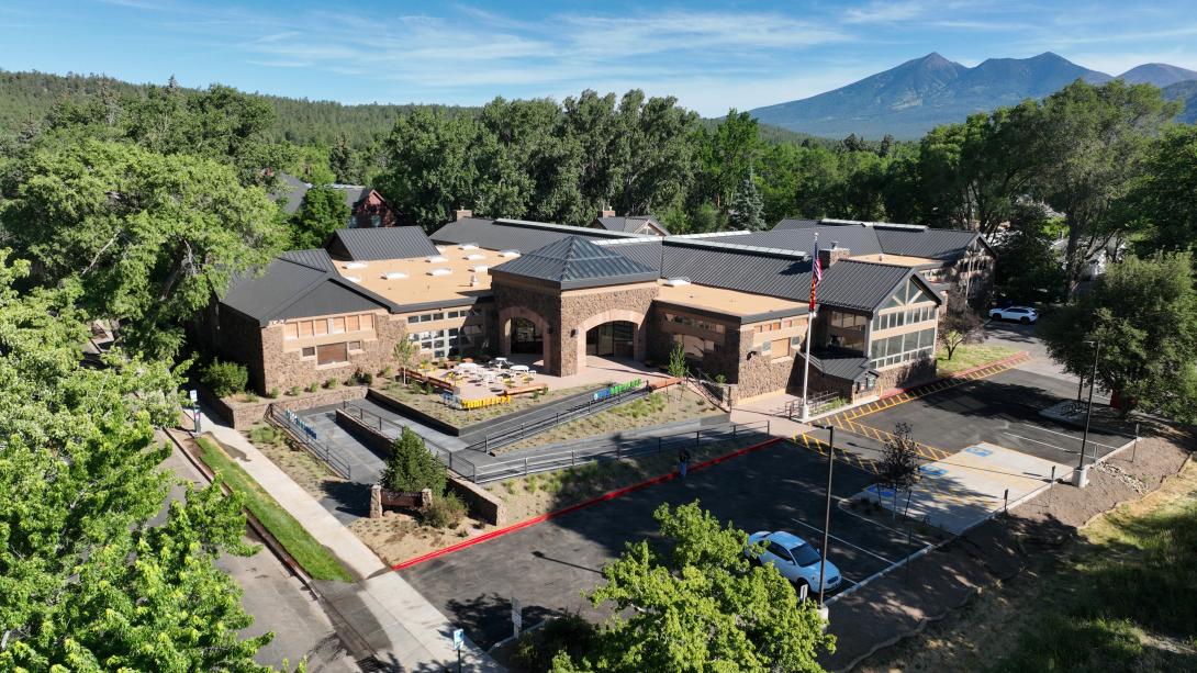 Downtown Library aerial picture